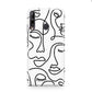 Continuous Abstract Face Huawei P40 Lite E Phone Case