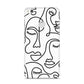 Continuous Abstract Face Huawei P8 Lite Case