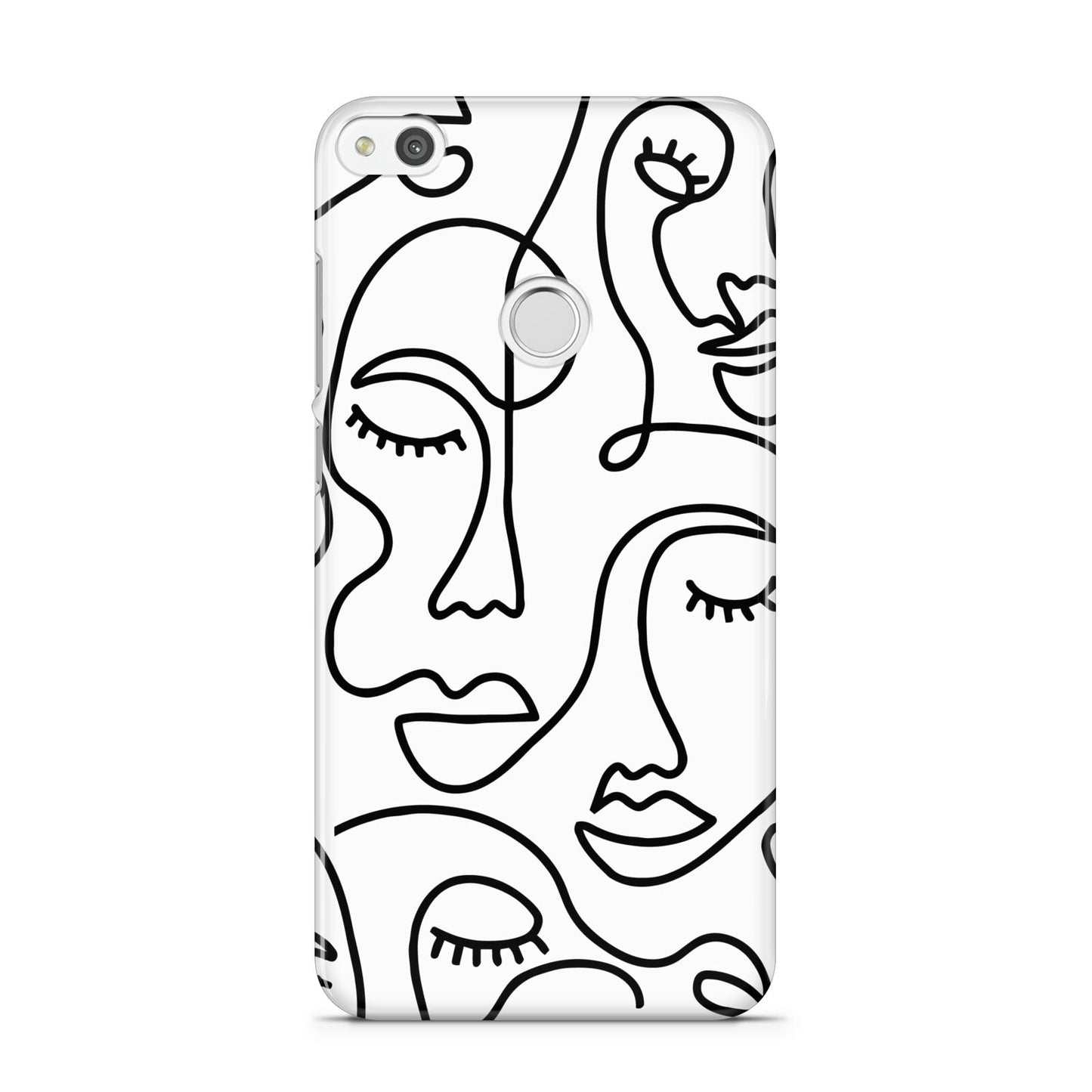 Continuous Abstract Face Huawei P8 Lite Case