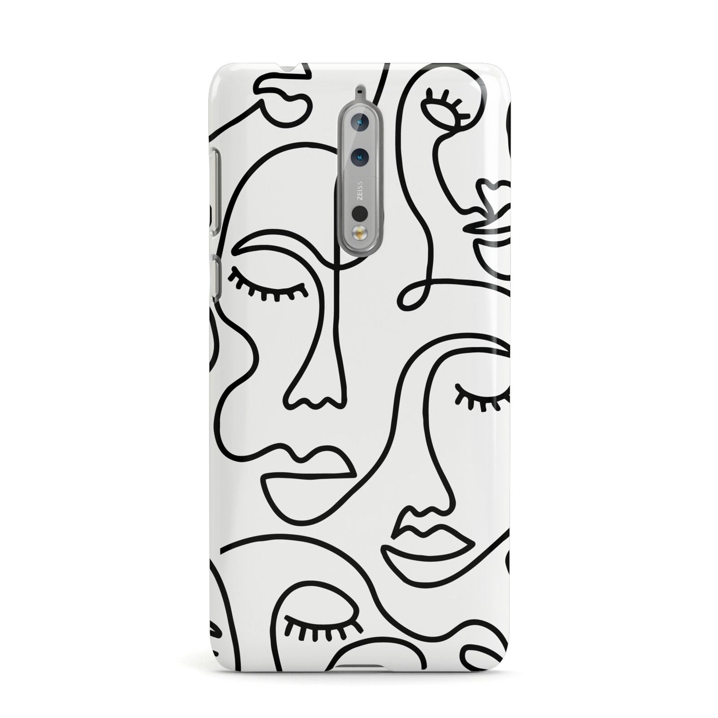 Continuous Abstract Face Nokia Case