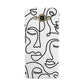 Continuous Abstract Face Samsung Galaxy A8 Case