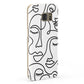Continuous Abstract Face Samsung Galaxy Case Fourty Five Degrees