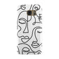 Continuous Abstract Face Samsung Galaxy Case