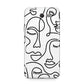 Continuous Abstract Face Samsung Galaxy J7 2017 Case