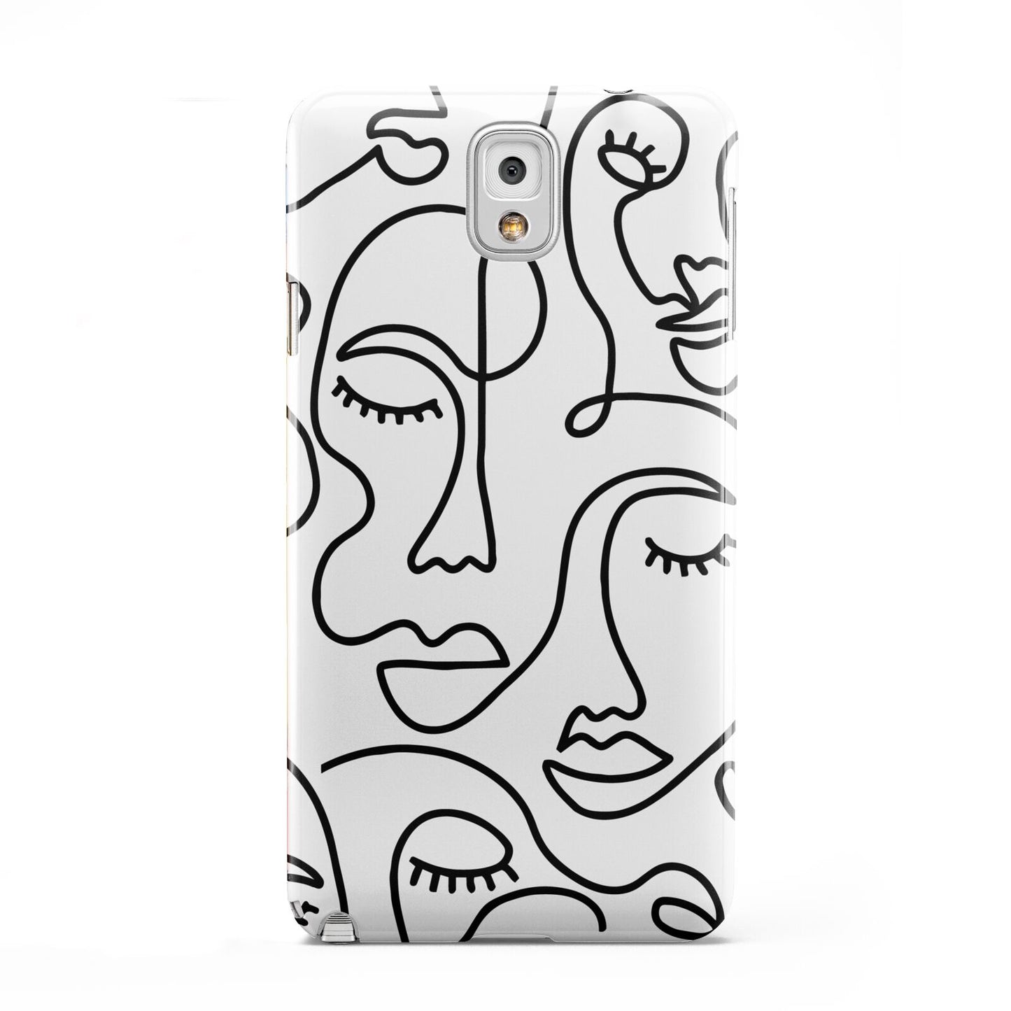 Continuous Abstract Face Samsung Galaxy Note 3 Case