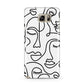 Continuous Abstract Face Samsung Galaxy Note 5 Case
