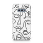 Continuous Abstract Face Samsung Galaxy S10E Case