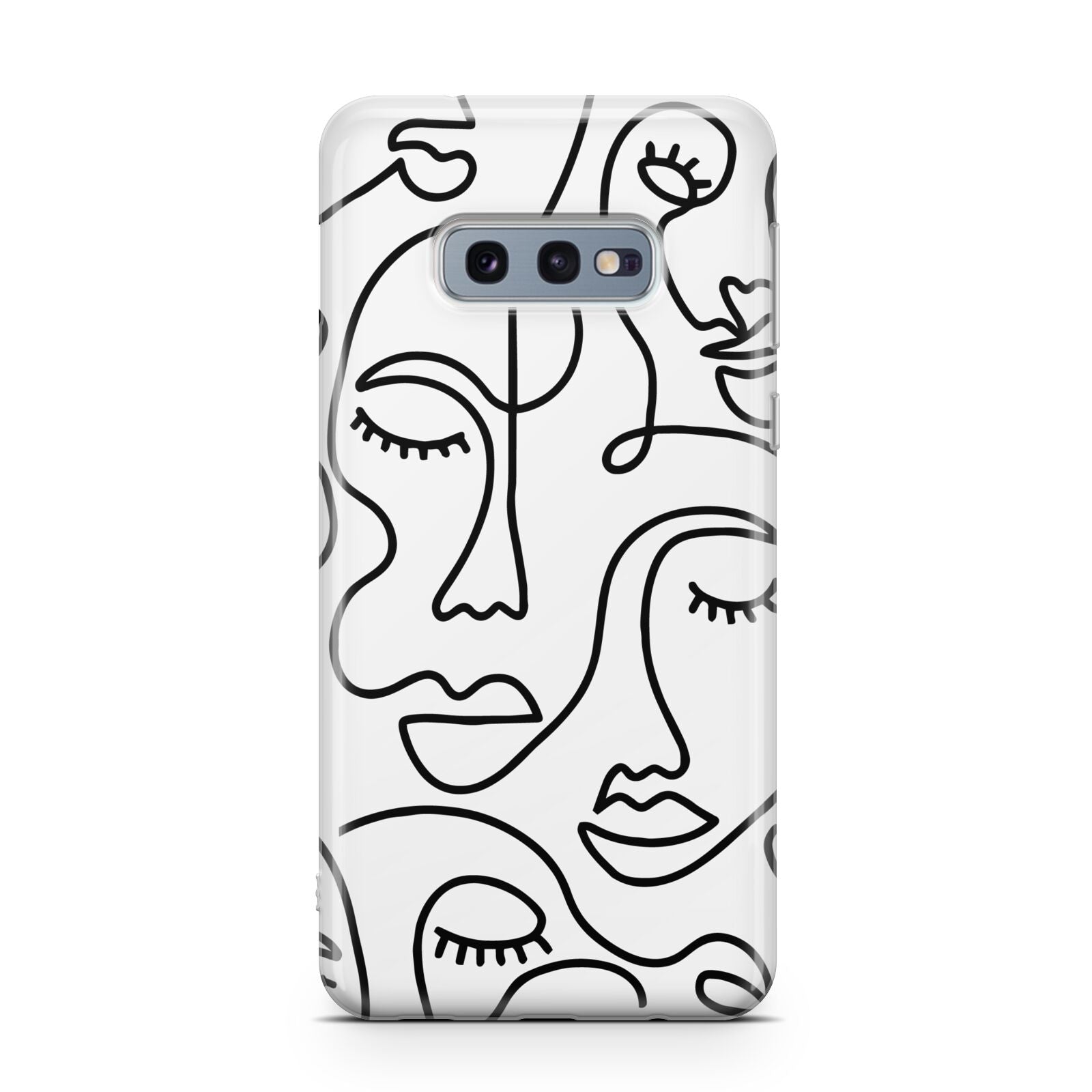 Continuous Abstract Face Samsung Galaxy S10E Case