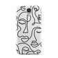 Continuous Abstract Face Samsung Galaxy S4 Case