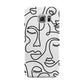 Continuous Abstract Face Samsung Galaxy S6 Edge Case