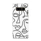 Continuous Abstract Face Samsung Galaxy S8 Case