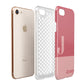 Contrast Personalised Pink Apple iPhone 7 8 3D Tough Case Expanded View