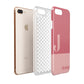 Contrast Personalised Pink Apple iPhone 7 8 Plus 3D Tough Case Expanded View