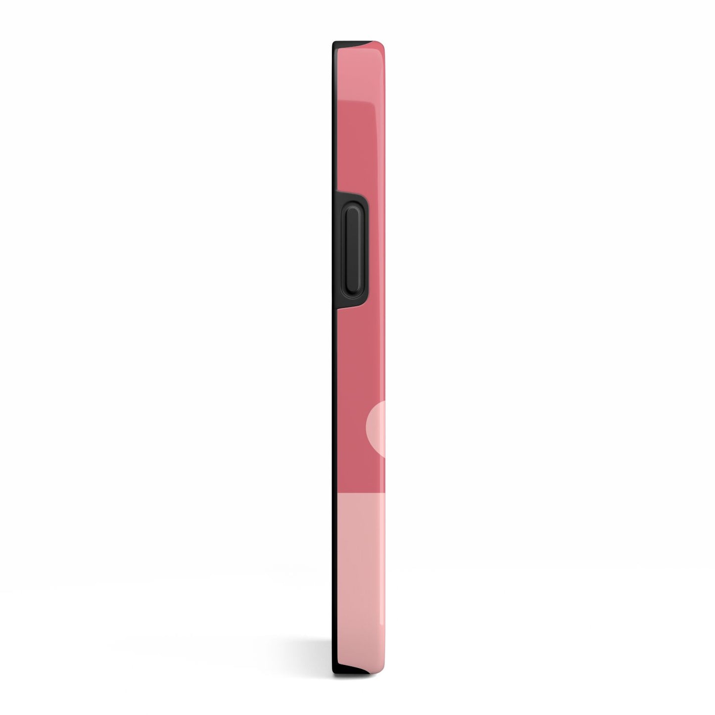 Contrast Personalised Pink iPhone 13 Mini Side Image 3D Tough Case