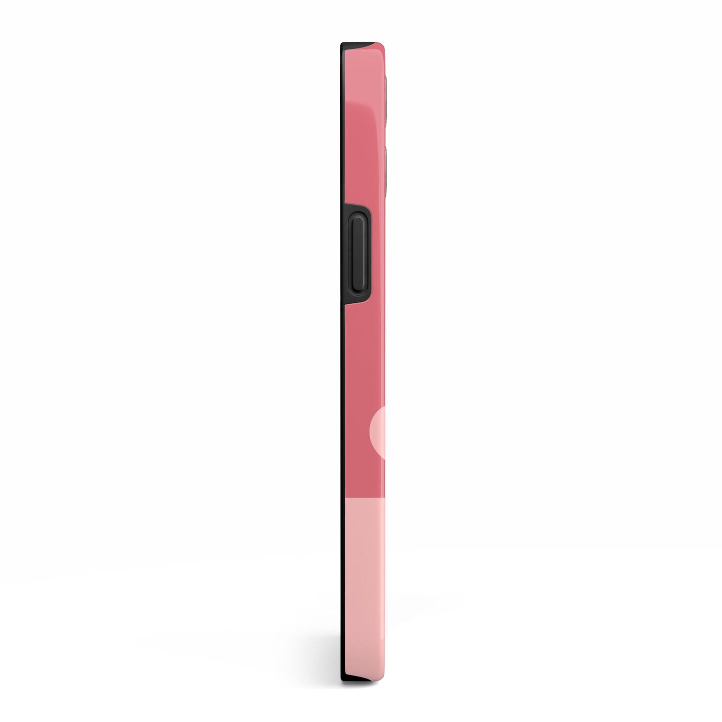 Contrast Personalised Pink iPhone 13 Pro Max Side Image 3D Tough Case