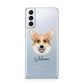 Corgi Personalised Samsung S21 Plus Phone Case