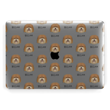 Coton De Tulear Icon with Name Apple MacBook Case
