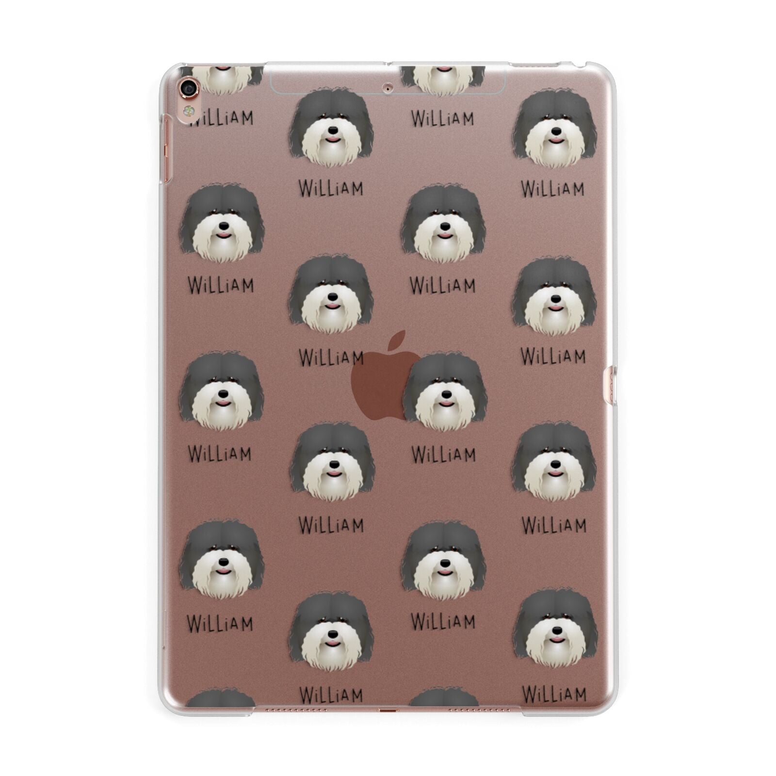 Coton De Tulear Icon with Name Apple iPad Rose Gold Case