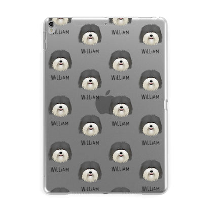 Coton De Tulear Icon with Name Apple iPad Silver Case