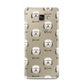 Coton De Tulear Icon with Name Samsung Galaxy A3 2016 Case on gold phone