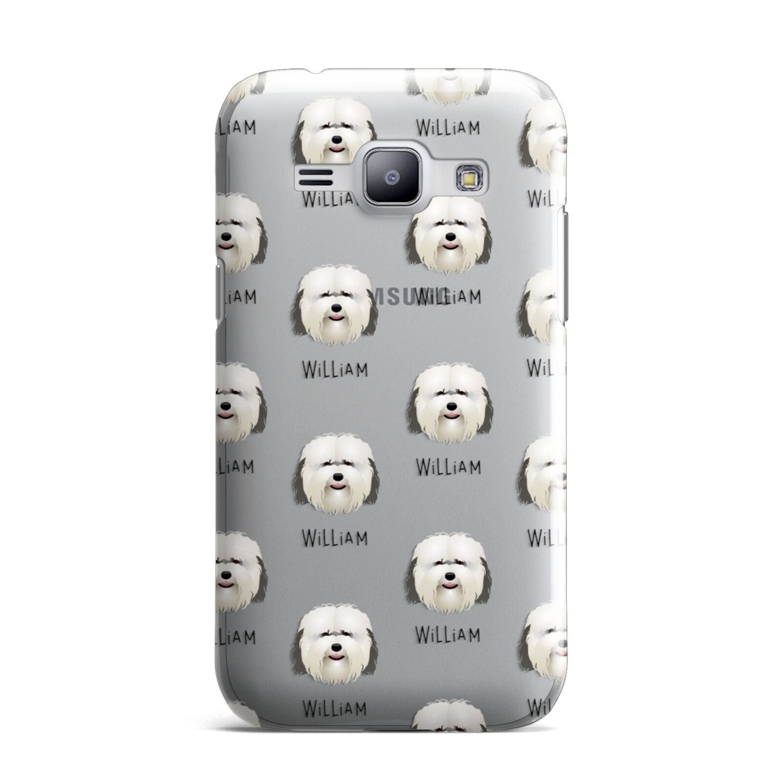 Coton De Tulear Icon with Name Samsung Galaxy J1 2015 Case