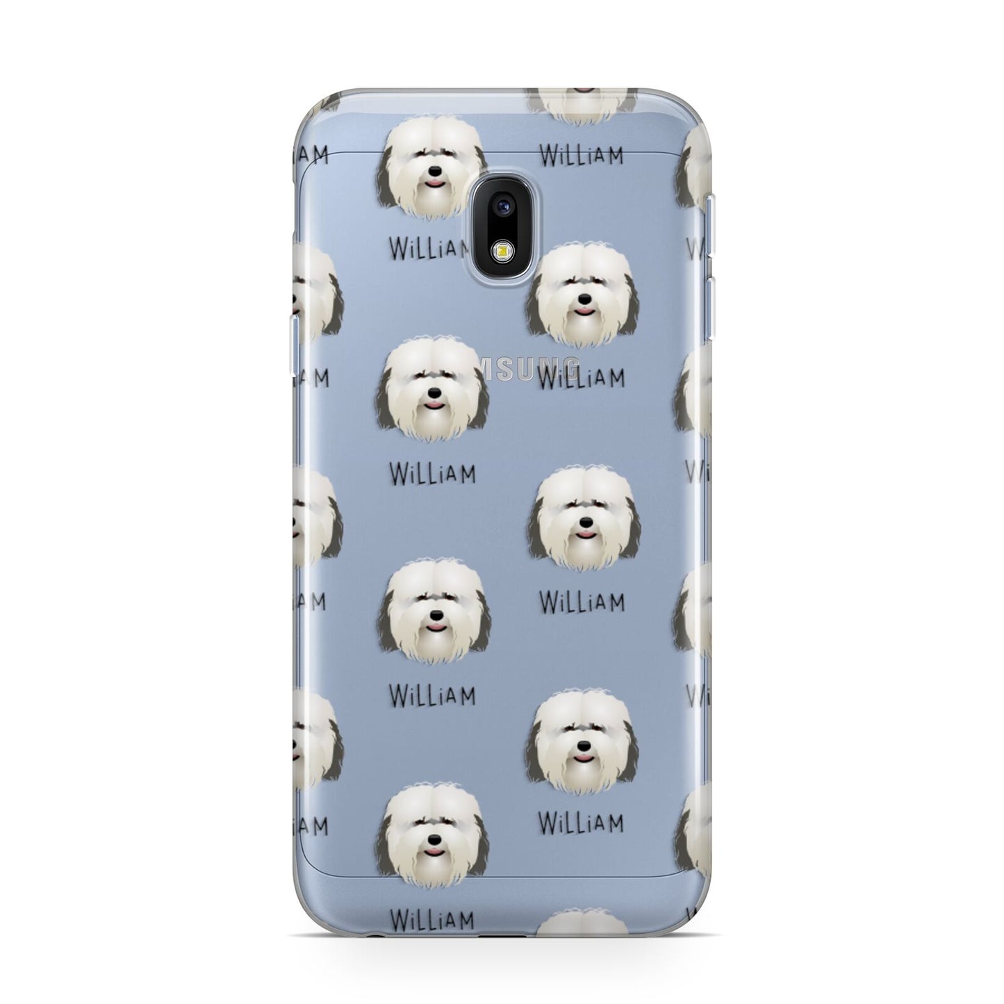 Coton De Tulear Icon with Name Samsung Galaxy J3 2017 Case