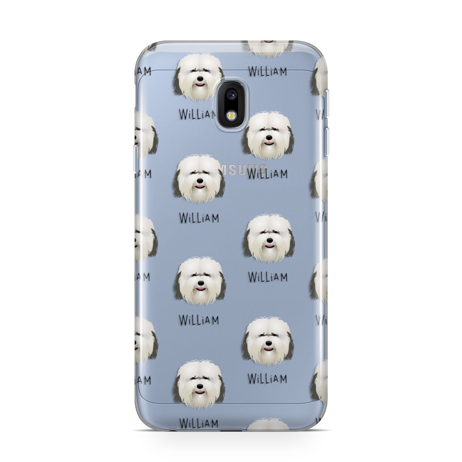 Coton De Tulear Icon with Name Samsung Galaxy J3 2017 Case