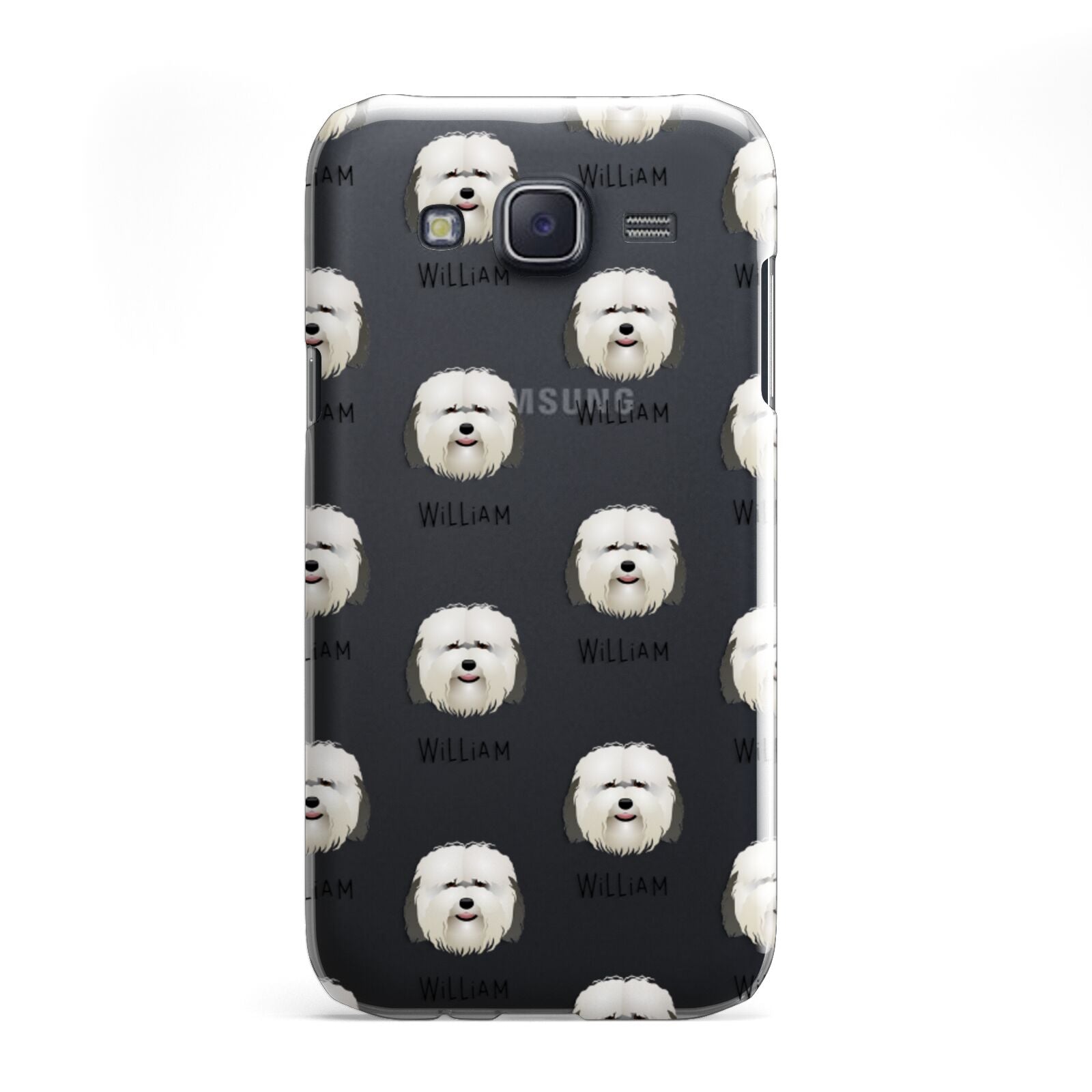 Coton De Tulear Icon with Name Samsung Galaxy J5 Case