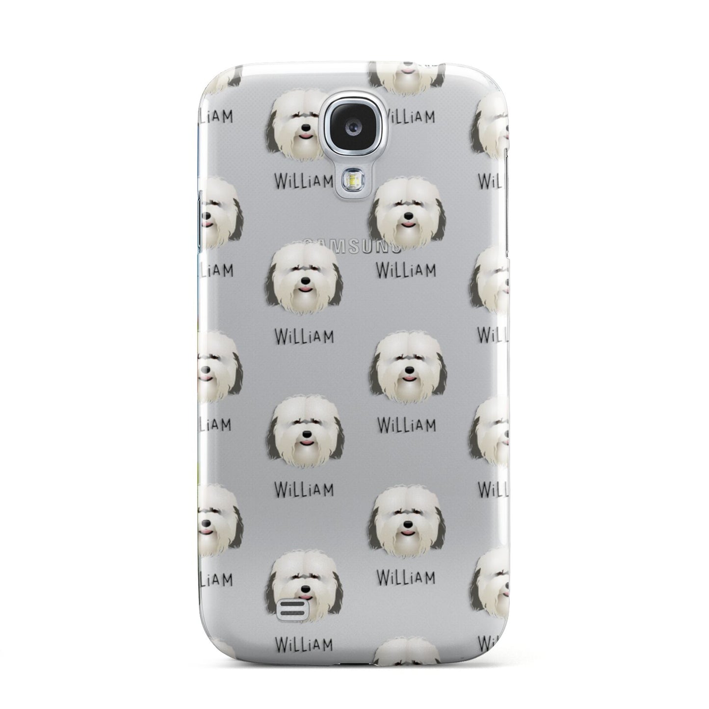 Coton De Tulear Icon with Name Samsung Galaxy S4 Case