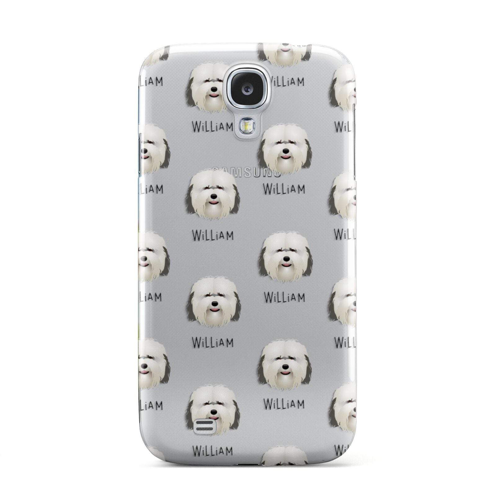 Coton De Tulear Icon with Name Samsung Galaxy S4 Case