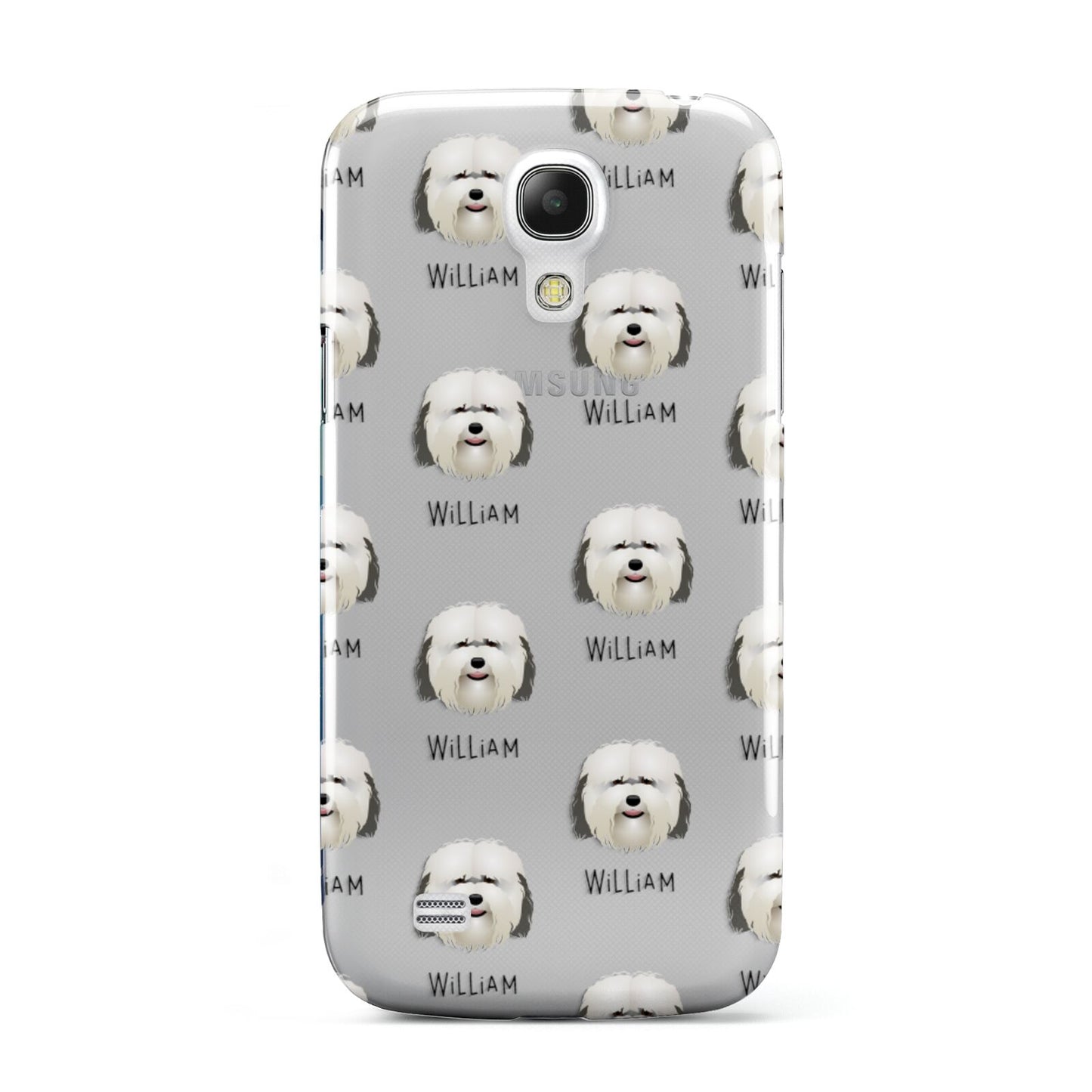 Coton De Tulear Icon with Name Samsung Galaxy S4 Mini Case