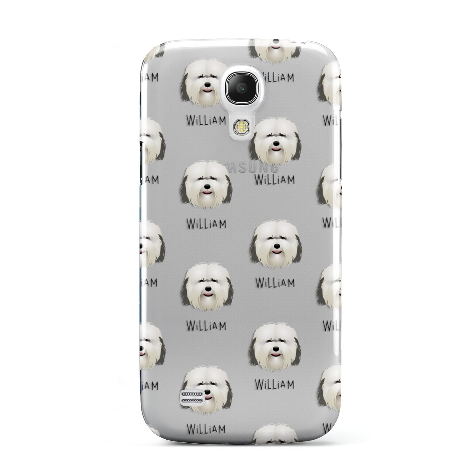 Coton De Tulear Icon with Name Samsung Galaxy S4 Mini Case