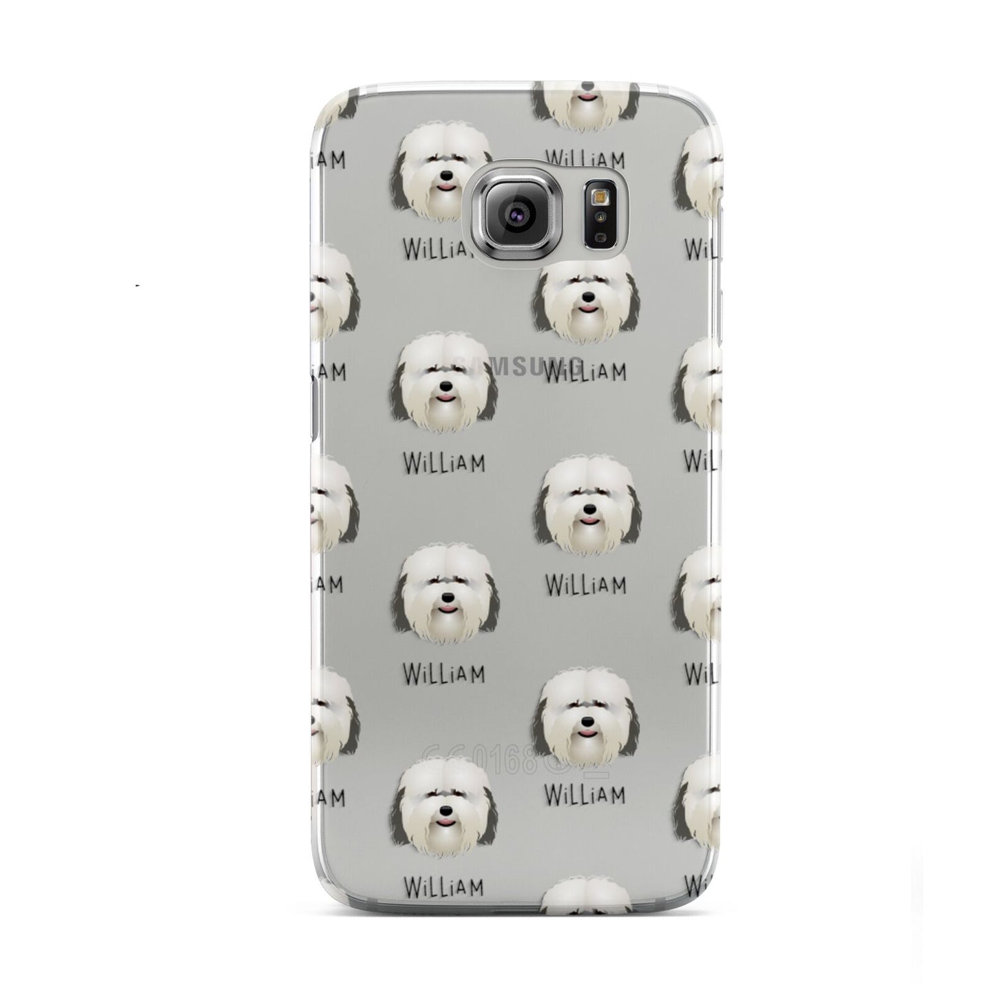 Coton De Tulear Icon with Name Samsung Galaxy S6 Case
