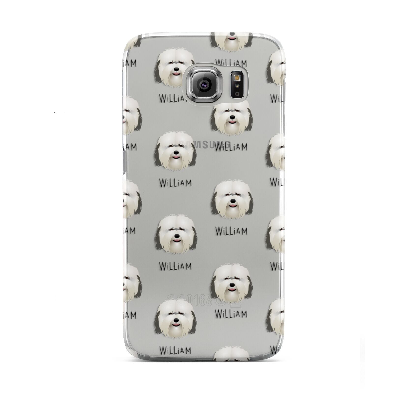 Coton De Tulear Icon with Name Samsung Galaxy S6 Case