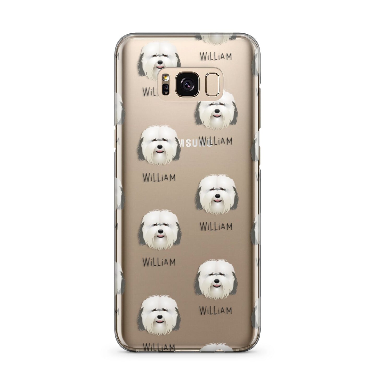 Coton De Tulear Icon with Name Samsung Galaxy S8 Plus Case