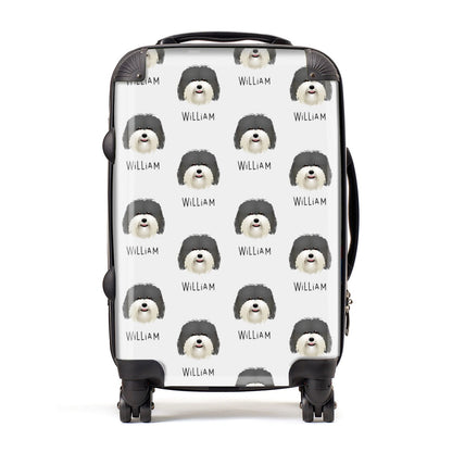 Coton De Tulear Icon with Name Suitcase