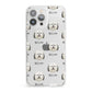 Coton De Tulear Icon with Name iPhone 13 Pro Max Clear Bumper Case