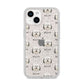 Coton De Tulear Icon with Name iPhone 14 Glitter Tough Case Starlight
