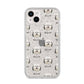 Coton De Tulear Icon with Name iPhone 14 Plus Glitter Tough Case Starlight