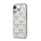 Coton De Tulear Icon with Name iPhone 14 Pro Glitter Tough Case Silver Angled Image