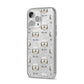 Coton De Tulear Icon with Name iPhone 14 Pro Max Glitter Tough Case Silver Angled Image