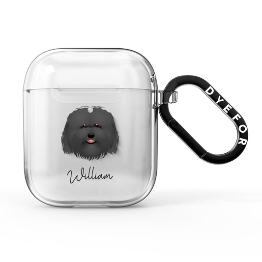 Coton De Tulear Personalised AirPods Clear Case