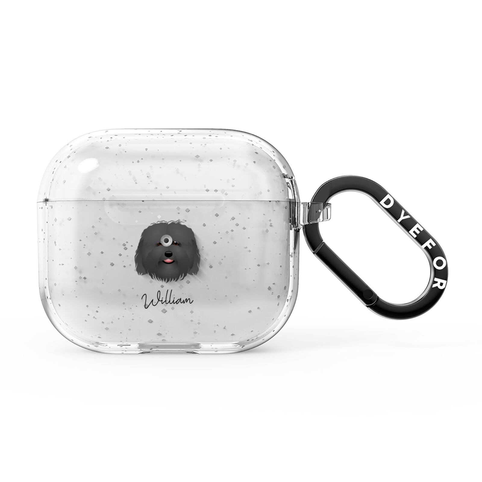 Coton De Tulear Personalised AirPods Glitter Case 3rd Gen