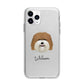 Coton De Tulear Personalised Apple iPhone 11 Pro in Silver with Bumper Case