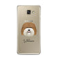 Coton De Tulear Personalised Samsung Galaxy A3 2016 Case on gold phone