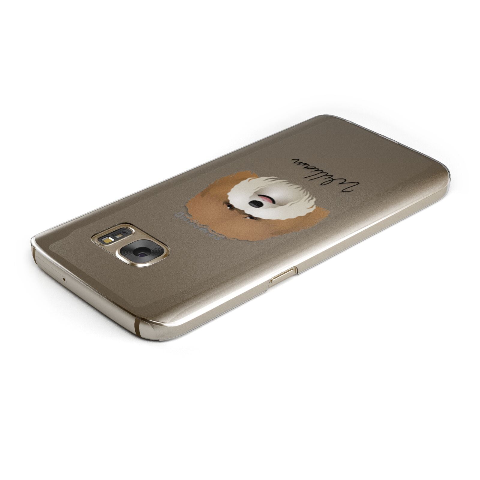 Coton De Tulear Personalised Samsung Galaxy Case Top Cutout