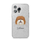 Coton De Tulear Personalised iPhone 14 Pro Max Glitter Tough Case Silver