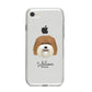 Coton De Tulear Personalised iPhone 8 Bumper Case on Silver iPhone