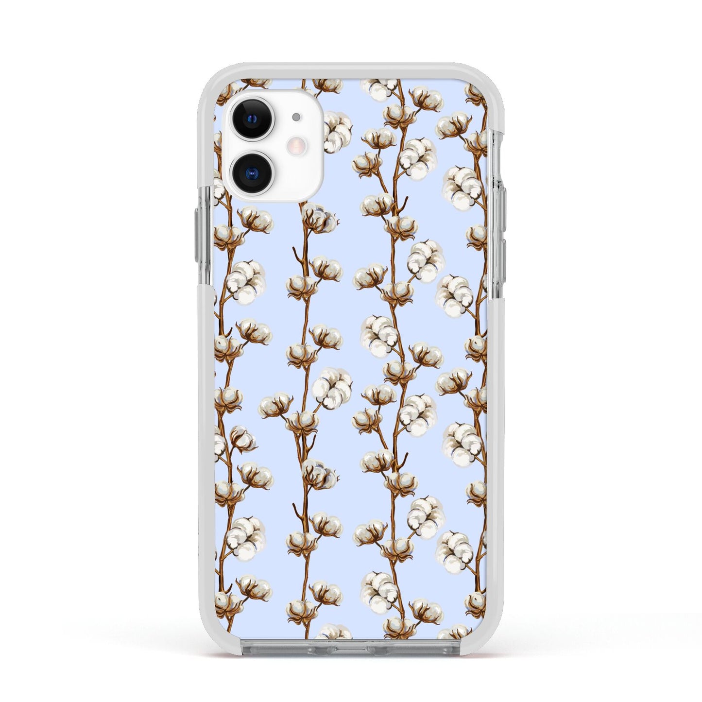 Cotton Branch Apple iPhone 11 in White with White Impact Case