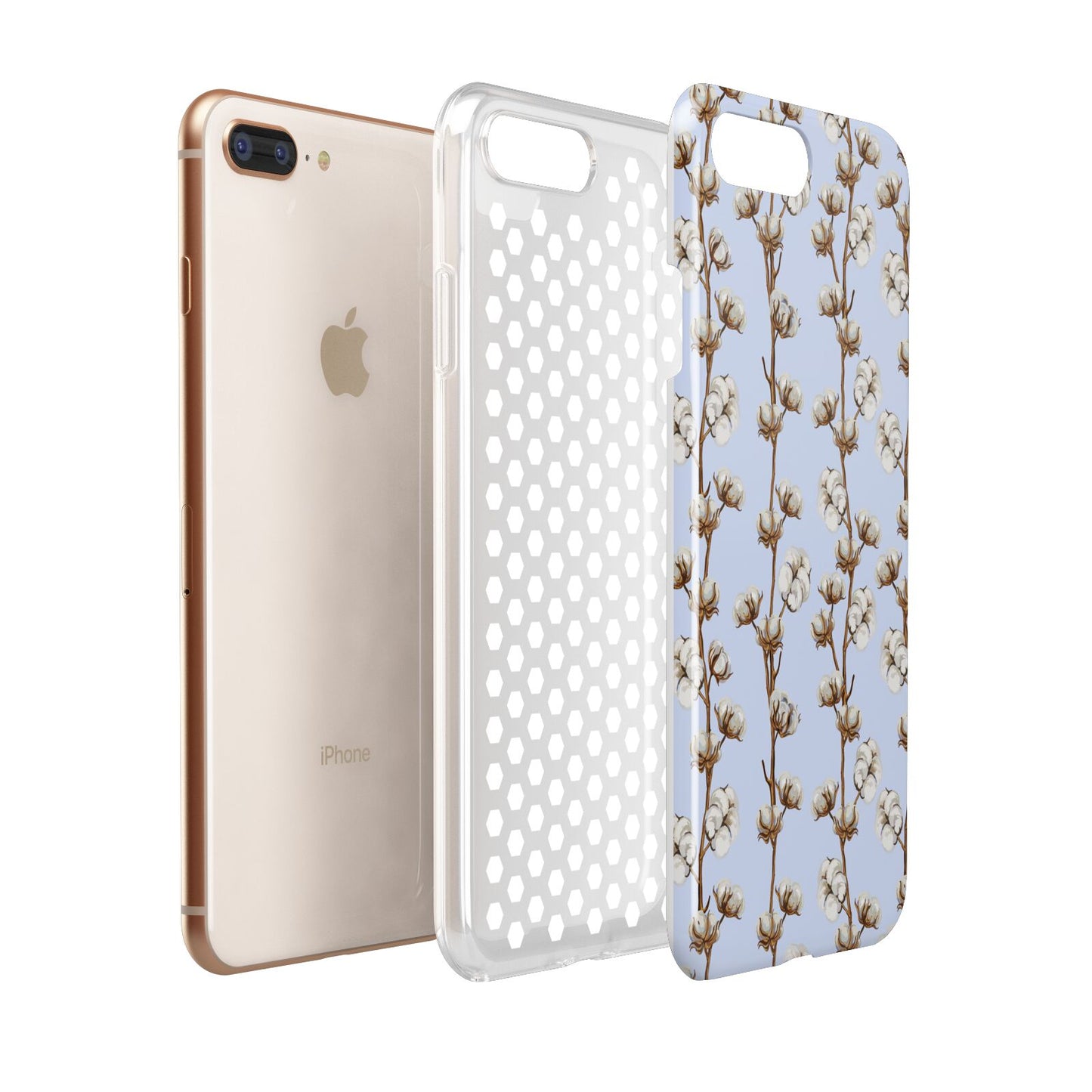 Cotton Branch Apple iPhone 7 8 Plus 3D Tough Case Expanded View